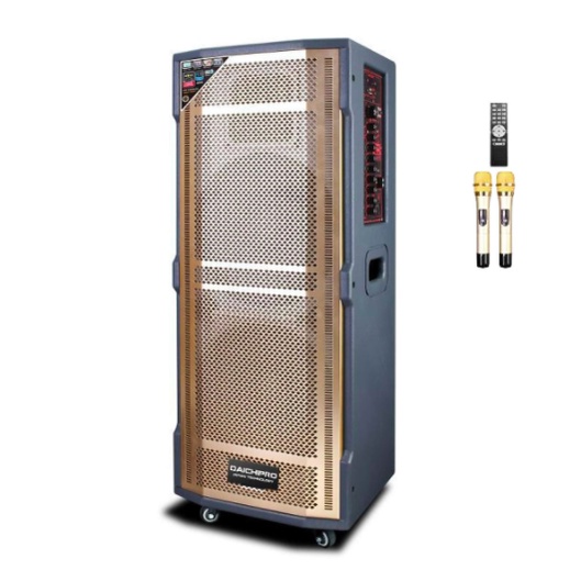 Loa Kéo Di Động Karaoke Bass Đôi 40 Daichipro DCP-30A  4 Tấc Đôi - Chính Hãng