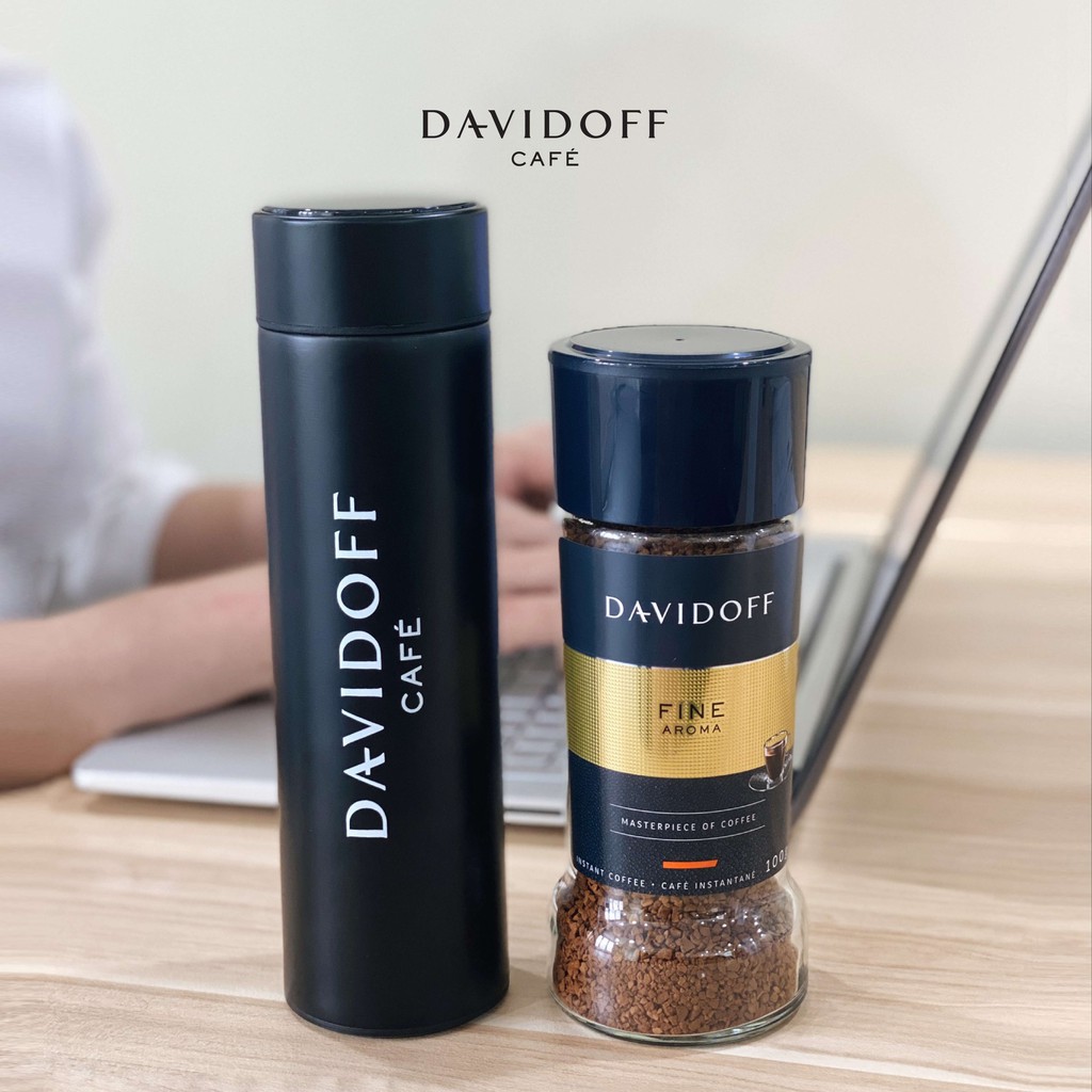 Bình giữ nhiệt thông minh DAVIDOFF - nắp hiển thị nhiệt độ - 500ml