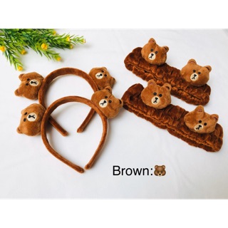 Băng đô cài tóc gấu brown🐻