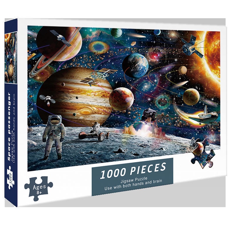 Bộ Tranh Ghép Xếp Hình 1000 Pcs Jigsaw Puzzle ( Tranh Ghép 75*50cm ) Bản Thú vị Cao Cấp TEEMO-XH09