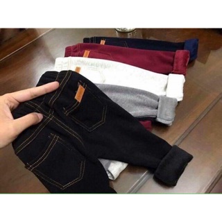 Combo 6 quần nỉ lót lông