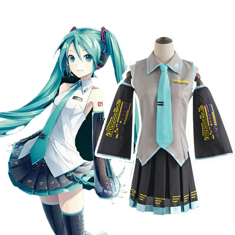 Bộ Tóc Giả Midi Hóa Trang Nhân Vật Vocaloid Miku Nhật Bản Cho Người Mới Bắt Đầu