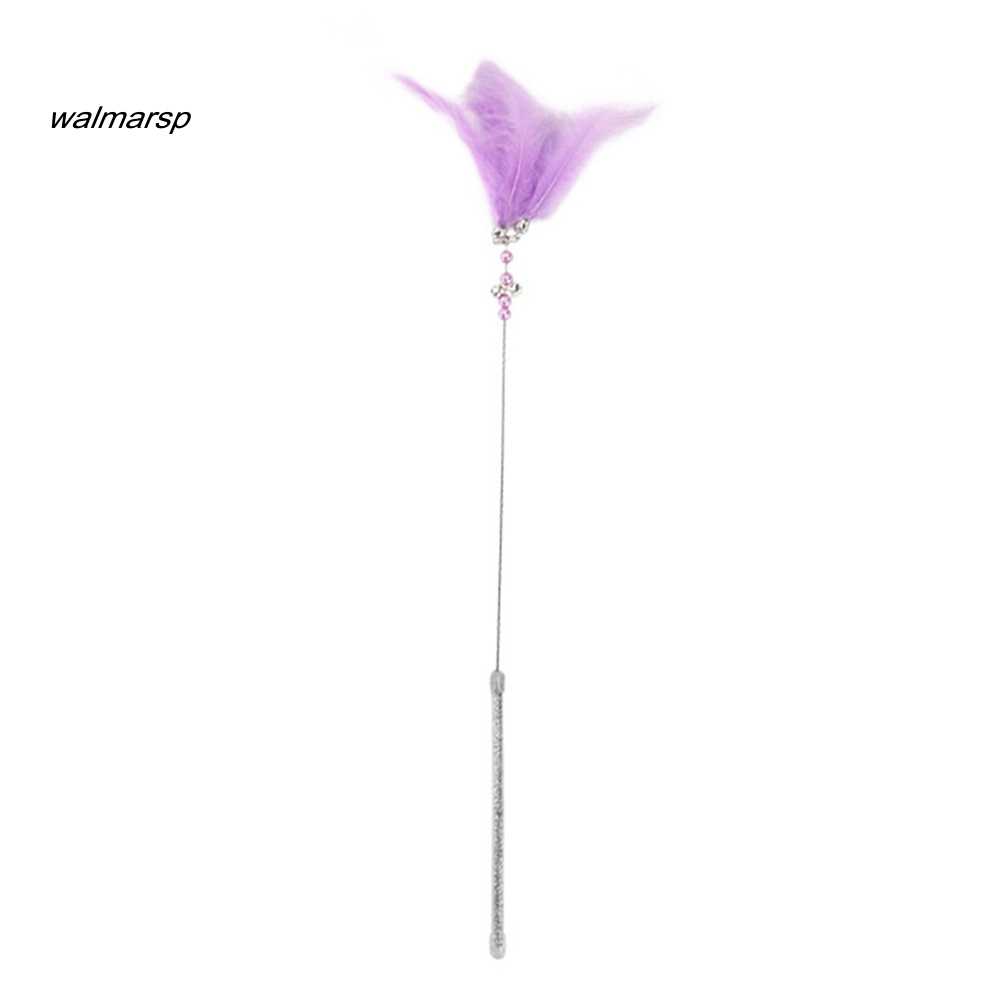 Gậy Trêu Mèo Đính Hạt / Lông Vũ / Chuông Vui Nhộn Độc Đáo