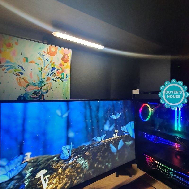 Đèn Led Cảm Ứng Tích Điện Đa Năng 3 Chế Độ Sáng Gắn Tường, Bàn Học, Phòng Ngủ Có Remote - P073