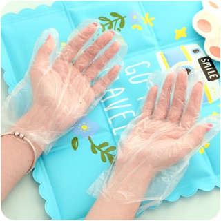 50 / 100 Chiếc Găng Tay Dùng Một Lần Thân Thiện Với Môi Trường Nhựa Chống Tiếp Xúc Để Nấu Ăn Thực Phẩm