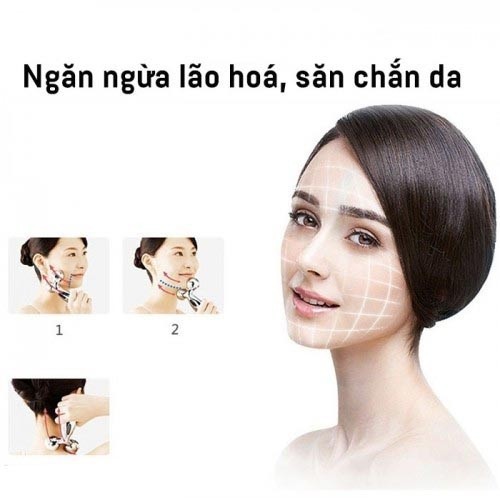 Máy Massage Cầm Tay Thon Gọn Mặt, Tạo Cằm V-Line 3D AL-206