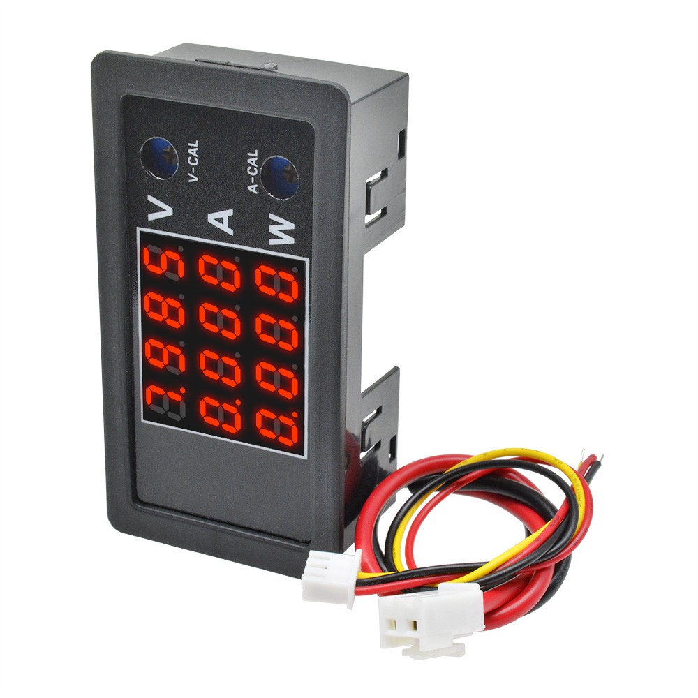 Đồng Hồ Đo Điện Áp DIYMORE 1000w 100v 10a Có Màn Hình Hiển Thị 4 Số Cho Xe Ô Tô
