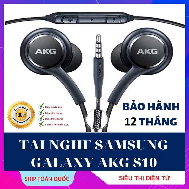 Tai nghe Samsung AKG S10, Tai nghe Samsung Stereo Super Bass Chuyên Chơi Game Hát Livestream