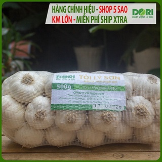  Tỏi Lý Sơn Dori Gold - Kích Cỡ Đặc Biệt - Túi 500g - Loại tỏi nhiều tép - Trồng tại đảo Lý Sơn 
