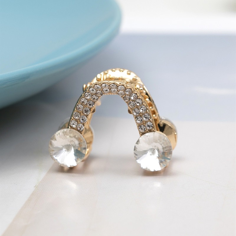 Kẹp Tóc Đính Đá Kiểu Dáng Đơn Giản Thời Trang