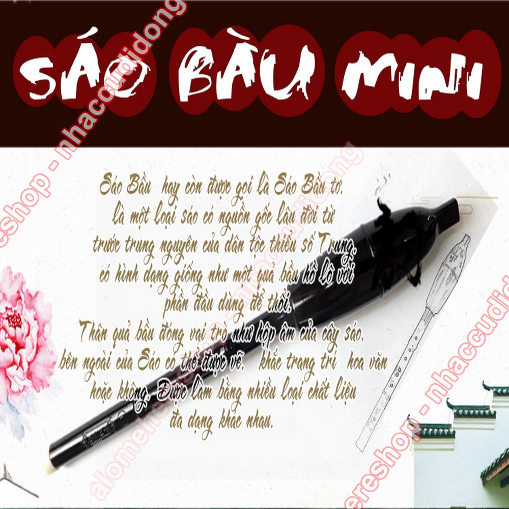 Sáo bầu mini tone C