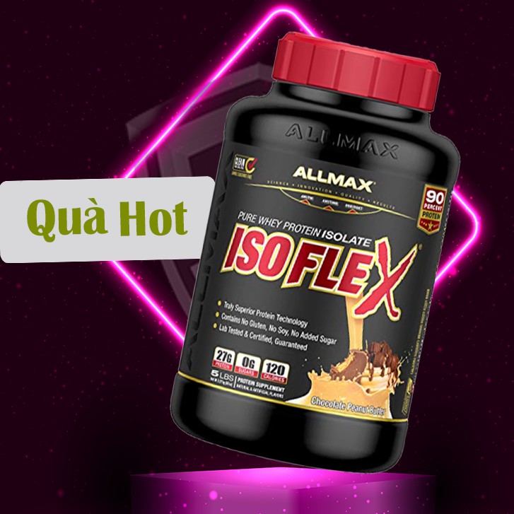 Whey Protein Isolate - AllMax Nutrition IsoFlex 100% - Sữa Tăng Cơ 5lbs.