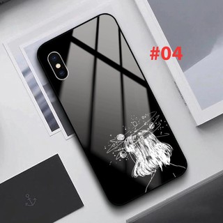 Ốp lưng kính Samsung Galaxy Note 8 Note 9 Note 10 Note 10 Plus in hình DEPRESSIO