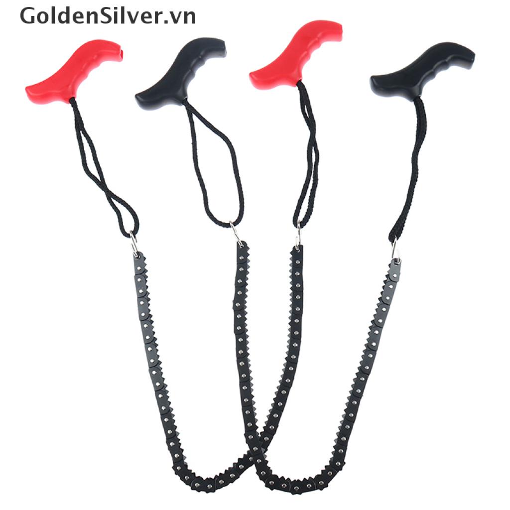 Cưa xích sinh tồn cầm tay bằng thép có thể gập lại tiện lợi