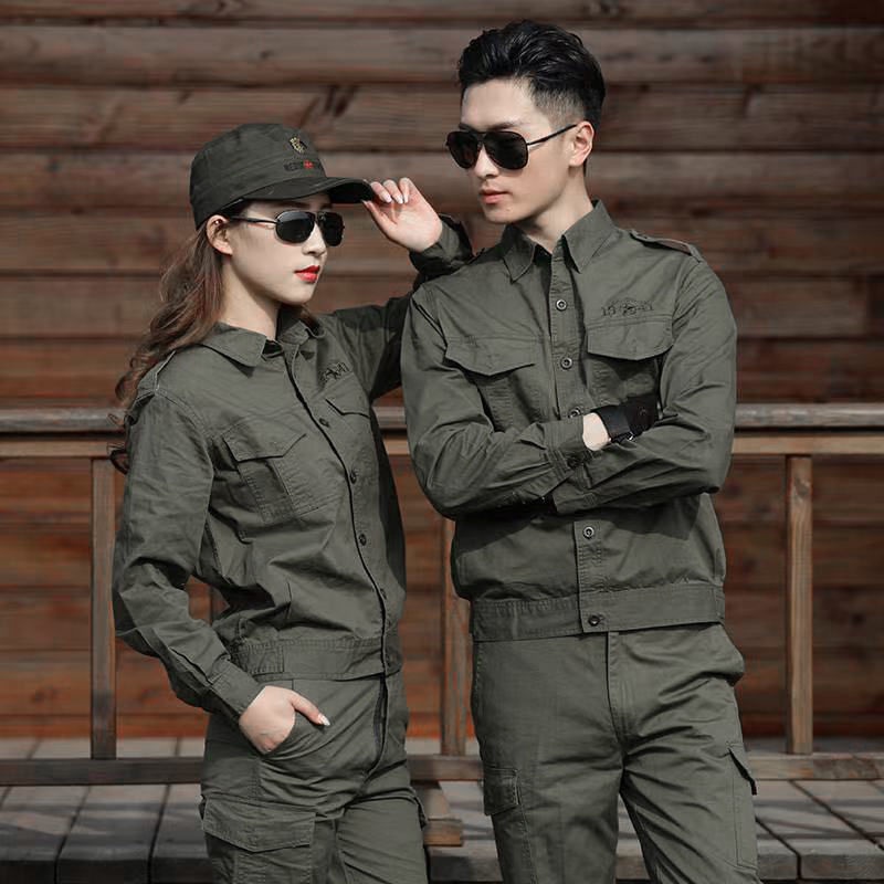Bộ đồ bảo hộ lao động siêu mỏng tay ngắn/dài tùy chọn thời trang mùa hè cho nam nữ