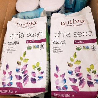 Hạt Chia Nutiva 1,36kg xách tay từ Mỹ