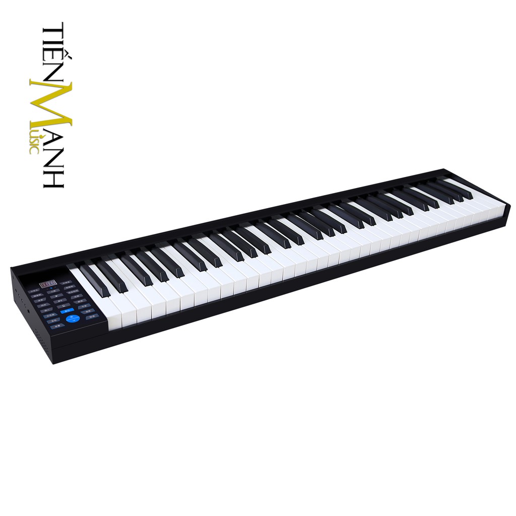 [Tặng Sticker] Đàn Piano Điện Konix PH61 - 61 Phím nặng Cảm ứng lực Có Loa - Chính Hãng