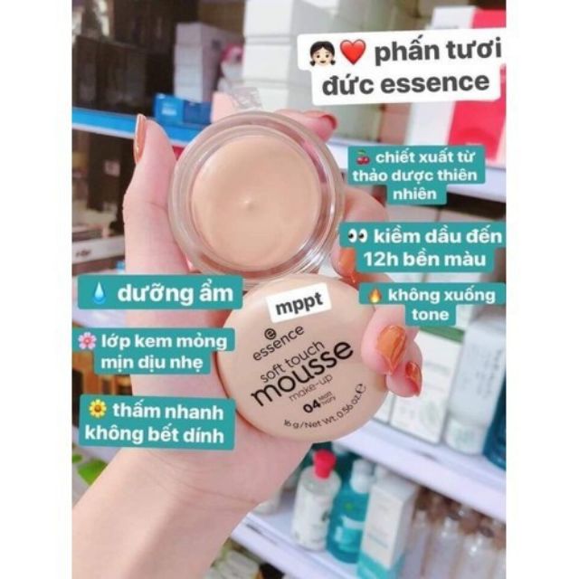 PHẤN TƯƠI ĐỨC ESSENCE SOFT TOUCH MOUSSE🔴 | BigBuy360 - bigbuy360.vn
