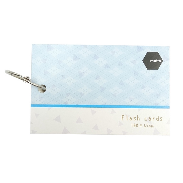 Giấy Note Flash Cards Motto 100x65mm CYFC100-BL - Motto