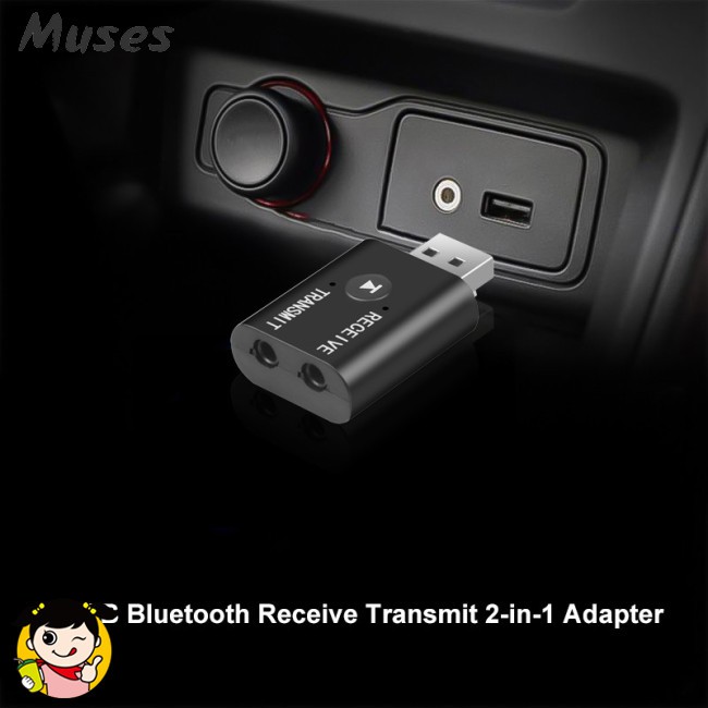 Bộ Thu Phát Tín Hiệu Âm Thanh Bluetooth 5.0 Giắc Cắm 3.5mm