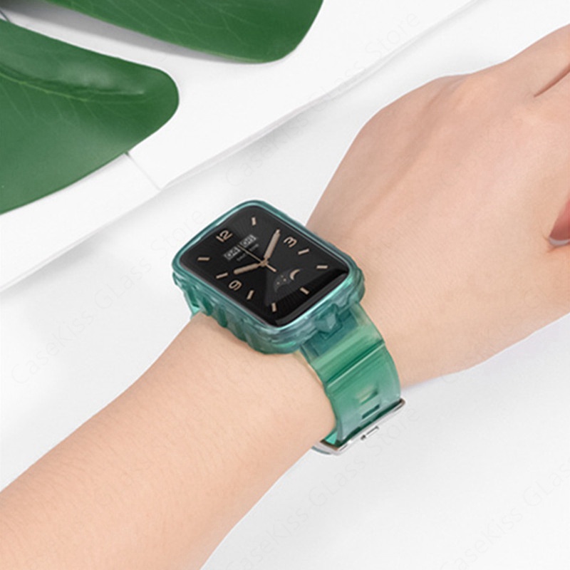 Dây Đeo Thay Thế Chất Liệu TPU Silicon Mềm Trong Suốt Cho Xiaomi Mi Band 7 pro Xiaomi Mi Band 7pro