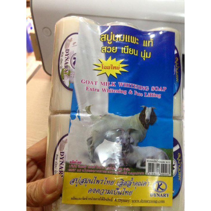 Xà phòng Thái Lan chiết xuất gạo , Sữa dê 100 gr