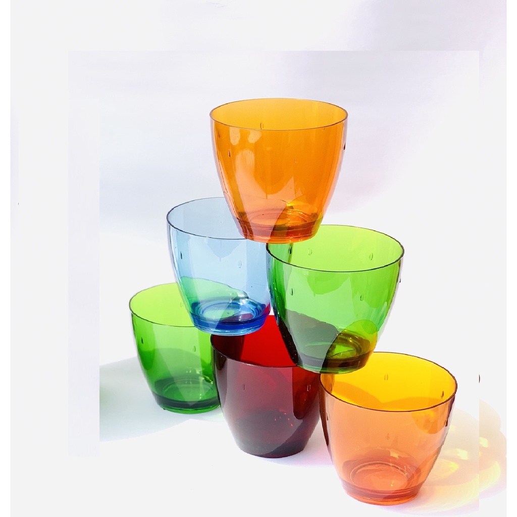 Cốc nhựa siêu bền Song Long - Chất liệu nhựa Arylic -  Được chọn màu