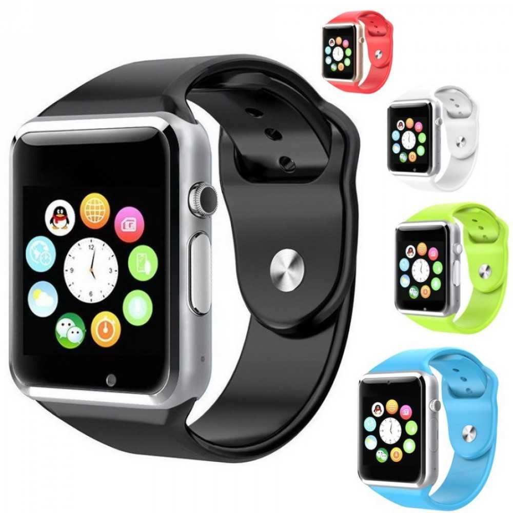 Đồng hồ thông minh nghe gọi Smart Watch A1 - Có khe cắm sim và thẻ nhớ