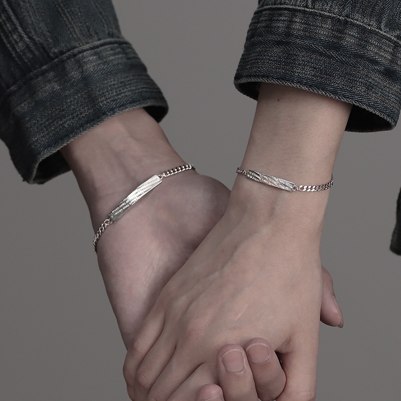 Cặp 520 Vòng Tay Mặt Chữ Sáng Tạo Cho Cặp Đôi / Bạn Bè