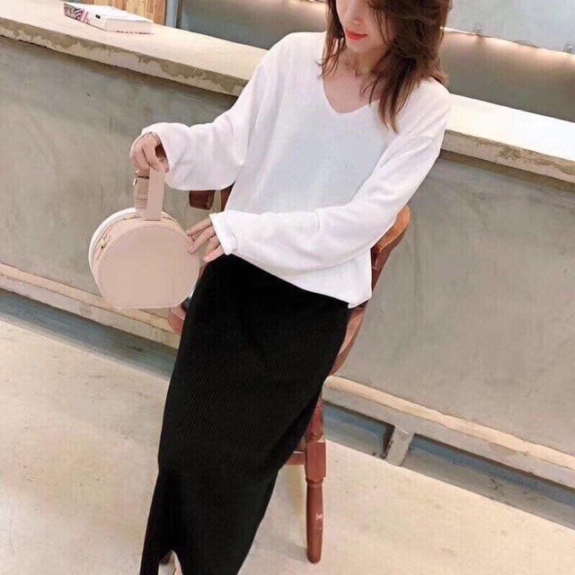 Áo tay dài dệt kim siêu xinh