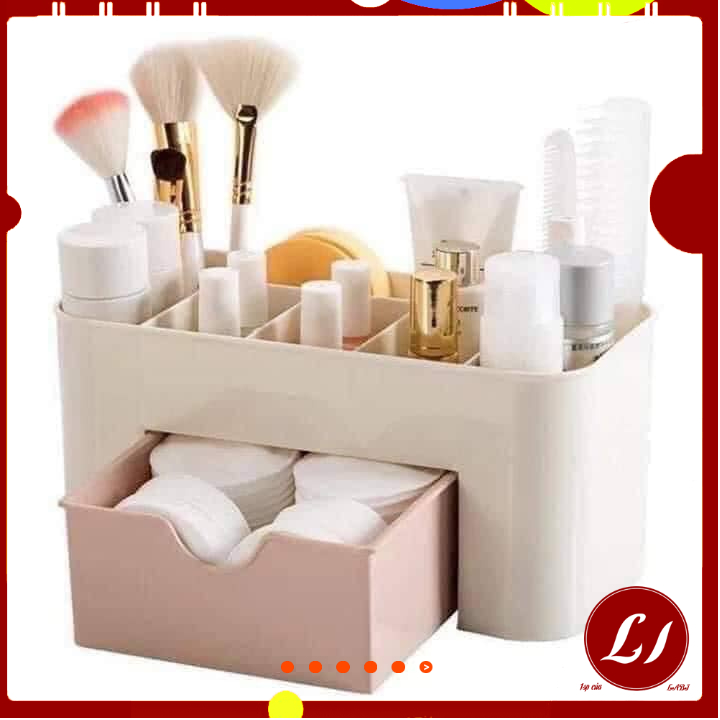 KỆ MỸ PHẨM NHỰA Mini loại 1 ngăn siêu tiện lợi cho chị em -labi