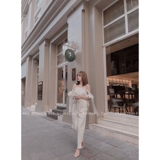 Sét bộ đũi croptop 2 dây quần dài