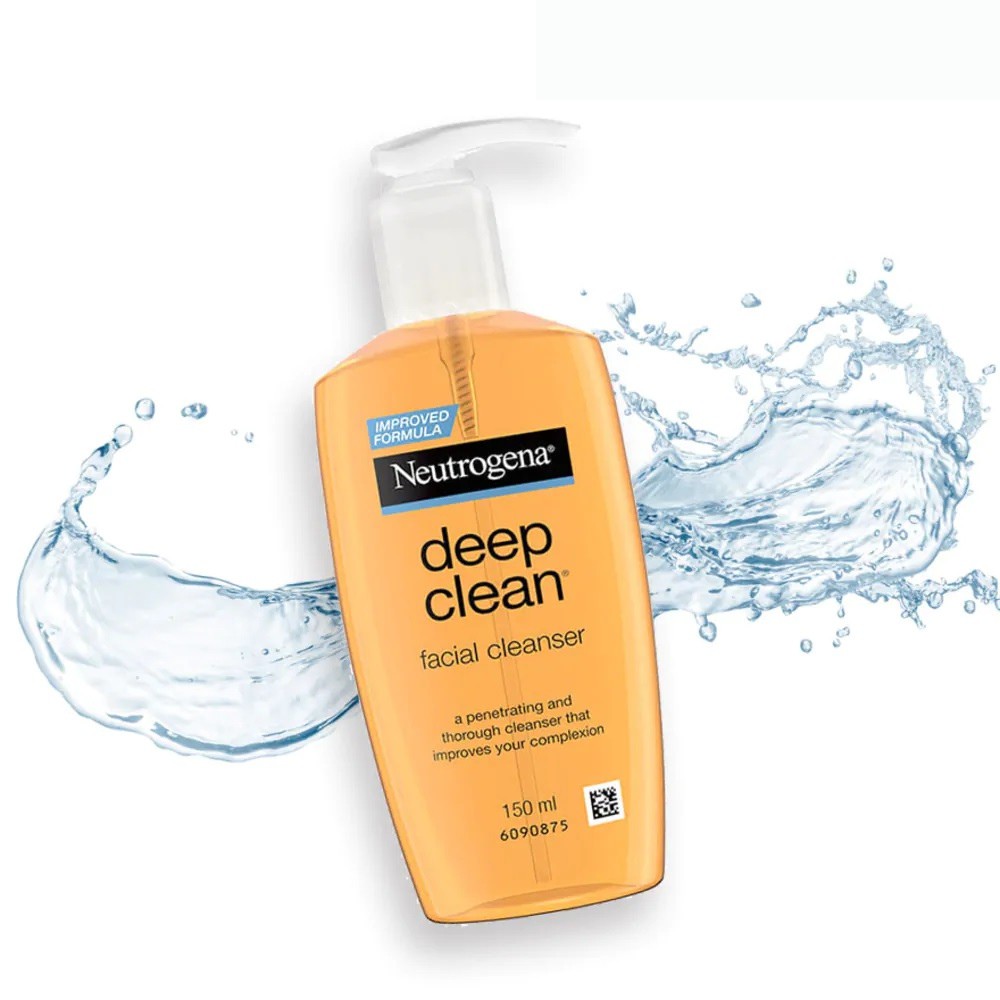 Sữa rửa mặt Neutrogena làm sạch sâu Neutrogena Deep Clean Facial Cleanser 150ml