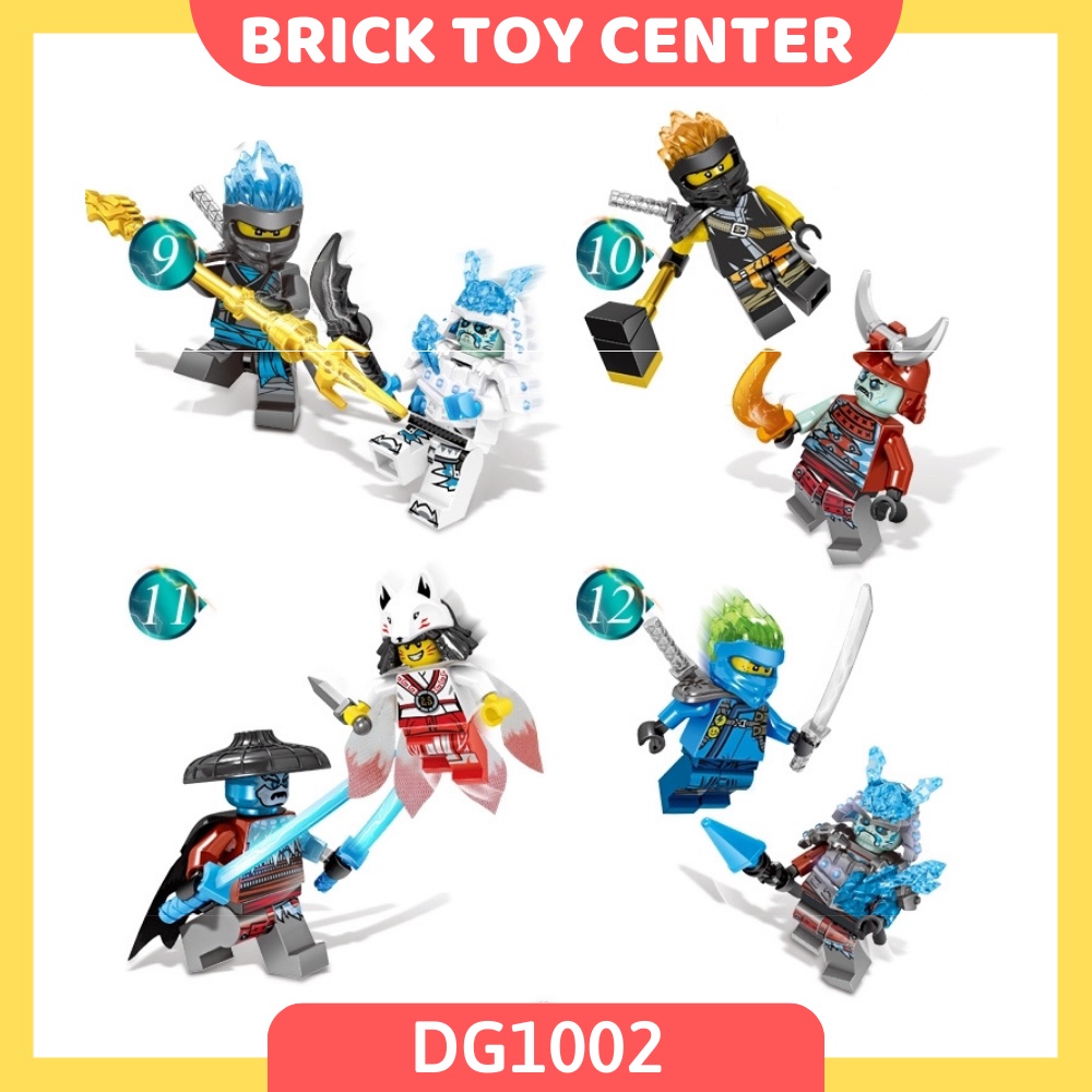 Đồ chơi lắp ráp giá rẻ DG1001-2 mô hình minifigures 48 nhân vật ninjago season 11 siêu đẹp dành cho bé