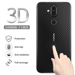 Miếng Dán lưng vân Carbon cho Nokia 8.1- Nokia X7 2018