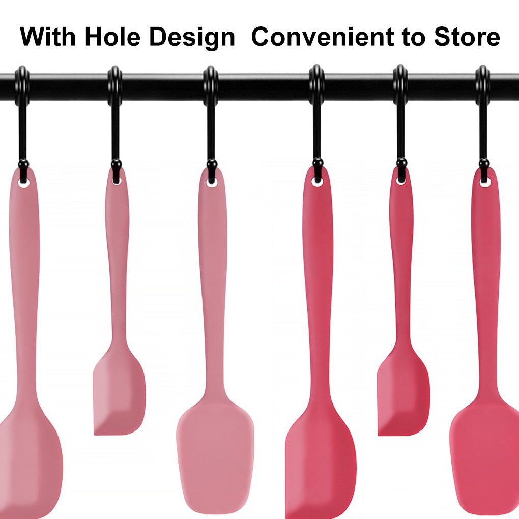 Bộ 3 phới vét bột làm bánh bằng silicone chống dính tiện lợi