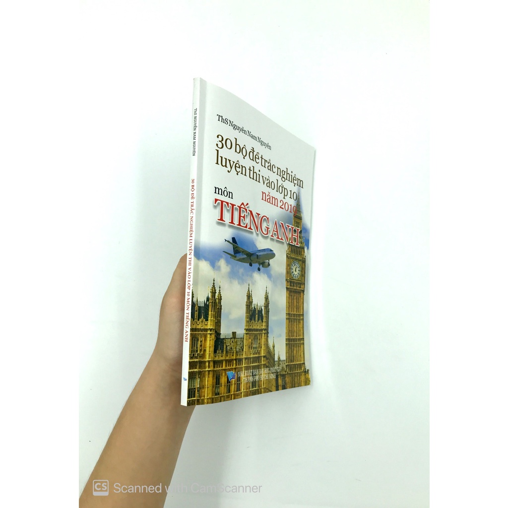 Sách - 30 Bộ Đề Trắc Nghiệm Luyện Thi Vào Lớp 10 Năm 2019 Môn Tiếng Anh