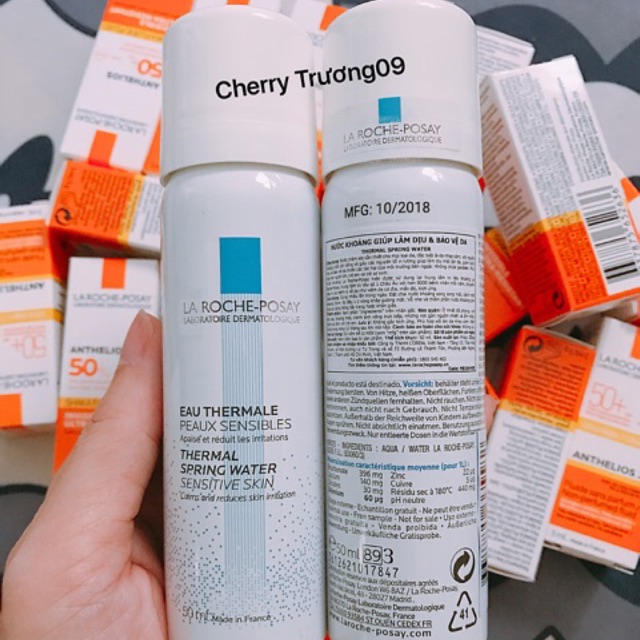 [Nhỏ.50ml] Khoáng Cấp Nước Cho Da Nhạy Cảm, Làm Dịu Da, Giảm Dị Ứng, Mẫn Đỏ,  ( Laroche-Posay)