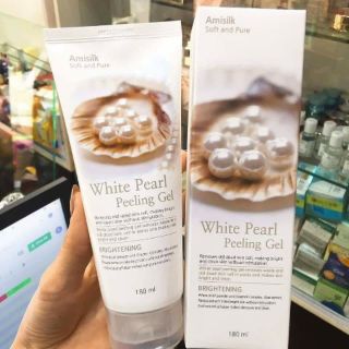 Tẩy da chết Amisilk White pearl Peeling Gel