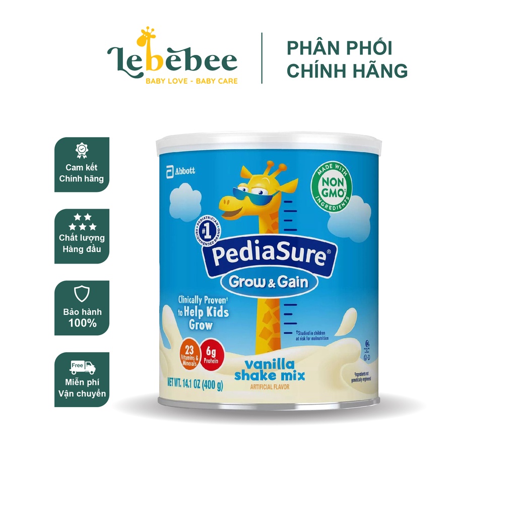 Sữa Pediasure Grow &amp; Gain Mỹ cho bé ( hộp 400g )