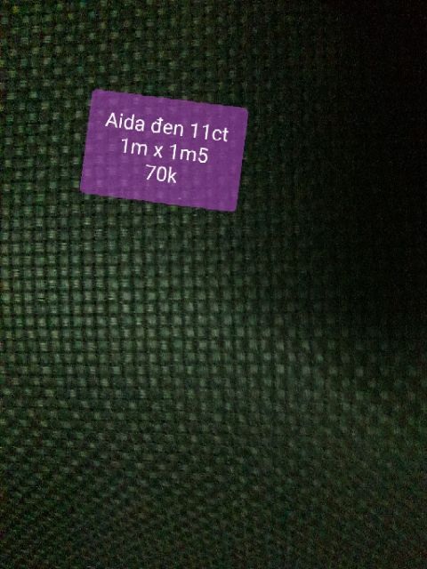 Vải Tranh chữ thập 11ct