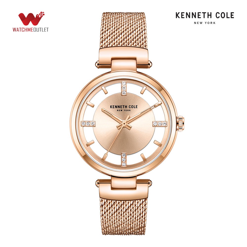 Đồng hồ Nữ Kenneth Cole dây thép không gỉ 33mm - Transparency KC51125002