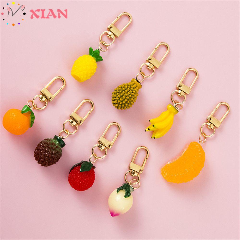 Móc khóa hình trái cây dễ thương cho nữ