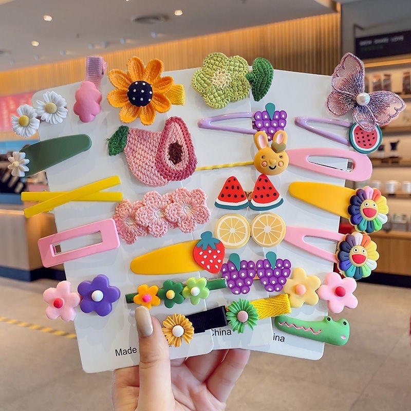 Sét 14 Kẹp Tóc Cho Bé