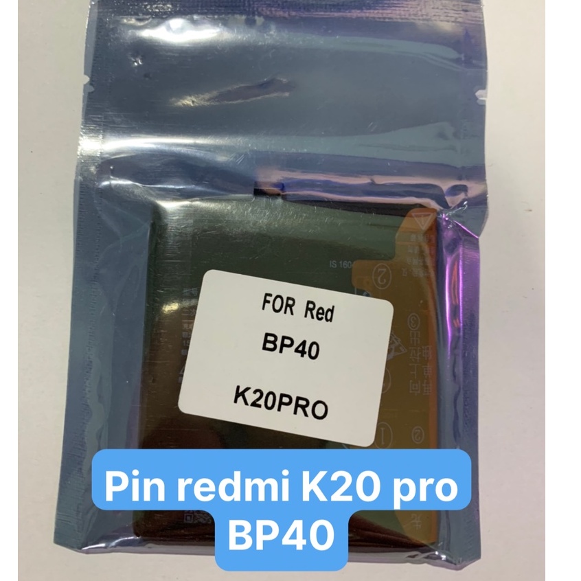 Pin Xiaomi Mi 9T, BP40, Mi 9T Pro, Redmi K20, Redmi K20 Pro-3900, 4000mAh