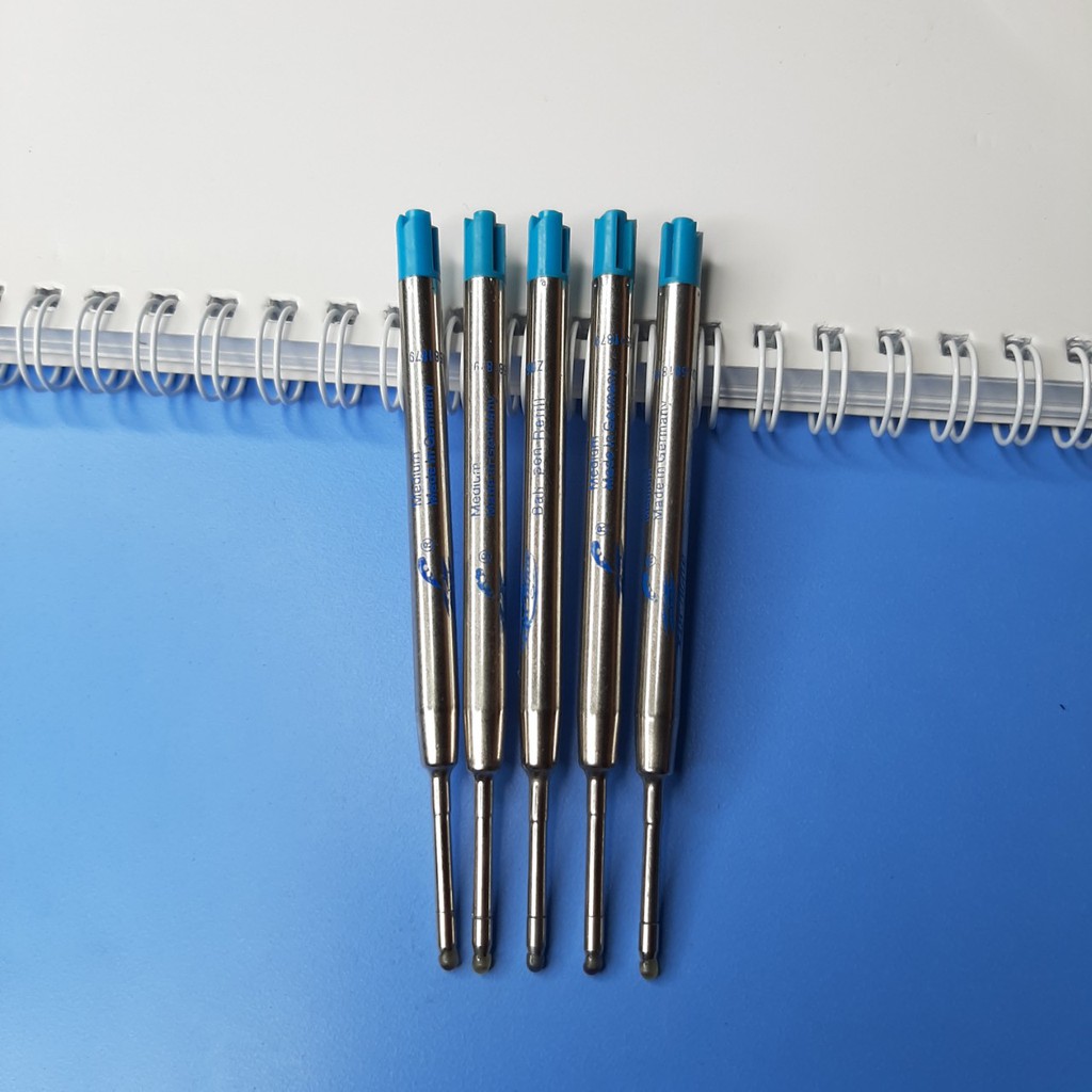 Ruột bút bi,ngòi bút bi 0.7mm mực xanh dành cho bút,viết kim loại nắp xoay HATO.OFFICAL