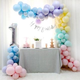 (NHIỀU MÀU)COMBO 25 50 bóng pastel