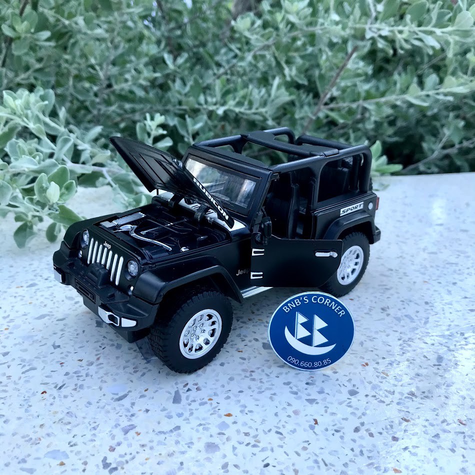 [BNB's Corner] Xe mô hình 1:32 Jeep Wrangler Unlimited hãng Double Horses