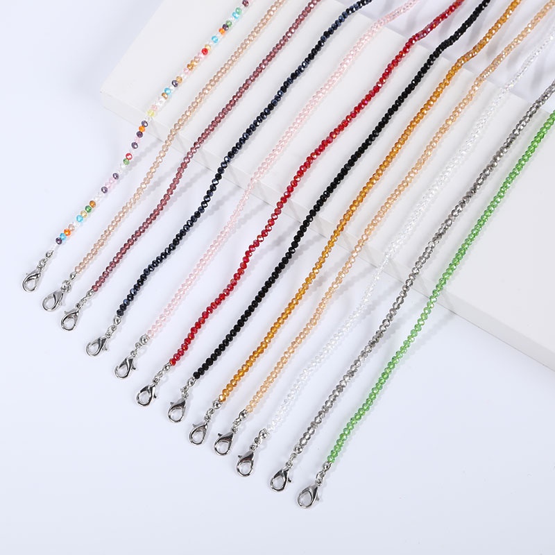 DÂY ĐEO KHẨU TRANG -  DÂY ĐEO KÍNH MINI CLEF- VÒNG HẠT CƯỜM - DÂY PHA LÊ LẤP LÁNH - DÂY ĐEO OMBRE MẶT CƯỜI CHỐNG TRƯỢ