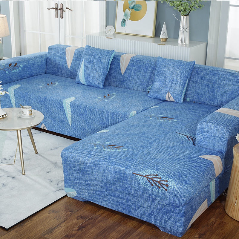 Vỏ Bọc Ghế Sofa Hình Chữ L Chống Trầy Xước 1-2-3-4